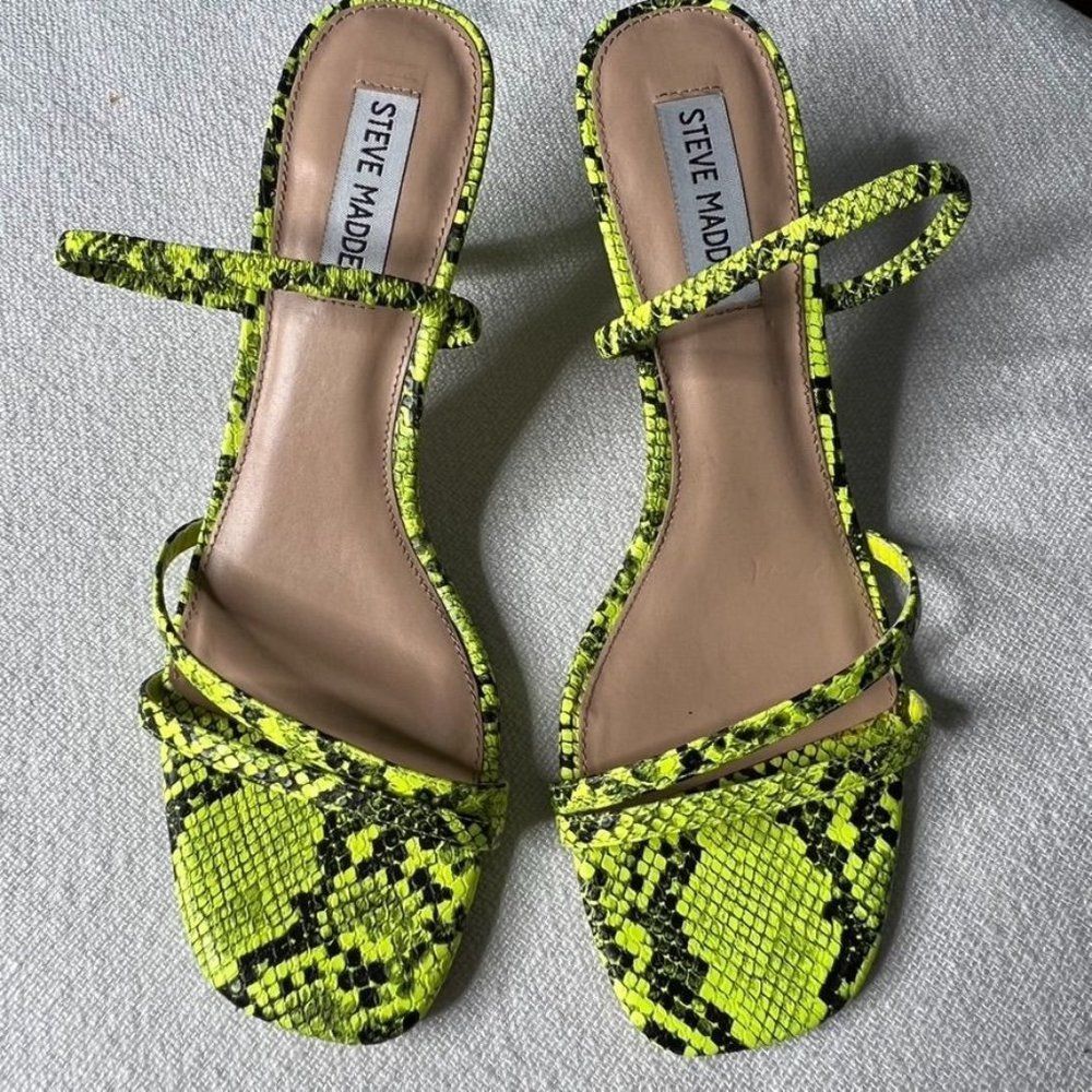 STEVEN MADDEN Loft Green Snake